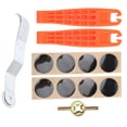 thumbnail image 3 of Bike Inner Tube Patch Kits, Bicycle Tire Repair Kit Rubber Repairing Tools Bike Tire Repair Levers No Glue with Tire Rasp for Cycling Motorcycle, 3 of 8