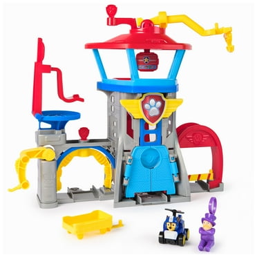 PAW Patrol: Air Rescue, Pup Squad Airport Playset with Chase Vehicle for Kids Ages 3 