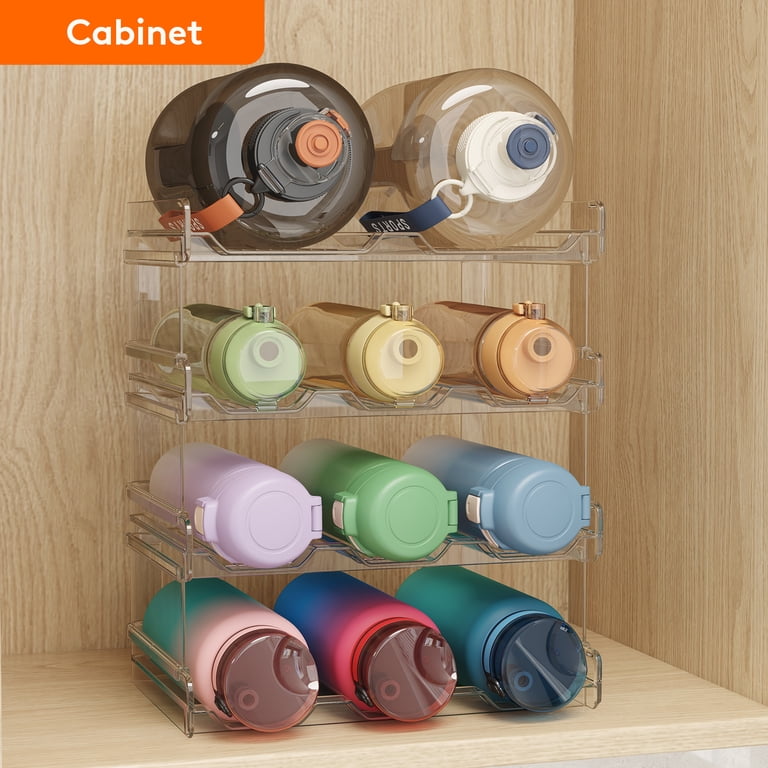 Bottle Holder Lifewit Plastic Stackable Wine Rack For Refrigerator ...