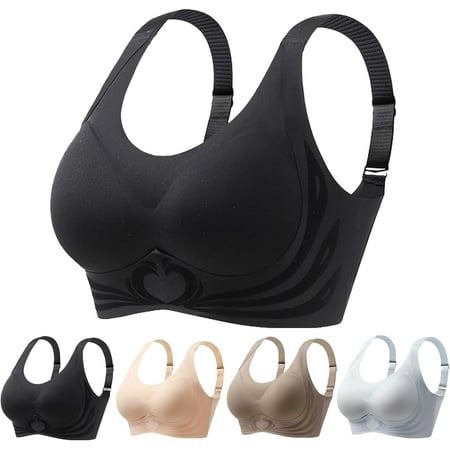 Lushfitting Powerful Push-Up Bra  [Upgrade] Zekear Wireless Push-Up Bra  Wmstylist Lush Fitting Bra
