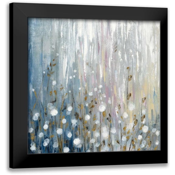 Vassileva, Silvia 12x12 Black Modern Framed Museum Art Print Titled - January Branches Flowers
