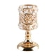 thumbnail image 3 of Candelabros dorados, candelabros de pilar, soportes para velas de té, centros de mesa 11cmx21cm, 3 of 9