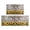 Brown Wood Sunflower-5, variant on 2 Piece Brown Wood Sunflower Flowers Rug Kitchen Rug Set, Decor Kitchen Rugs, Absorbent Non-Slip Washable Floor Mats, Home Indoor Runner Rugs 17"x47" 17"x30"