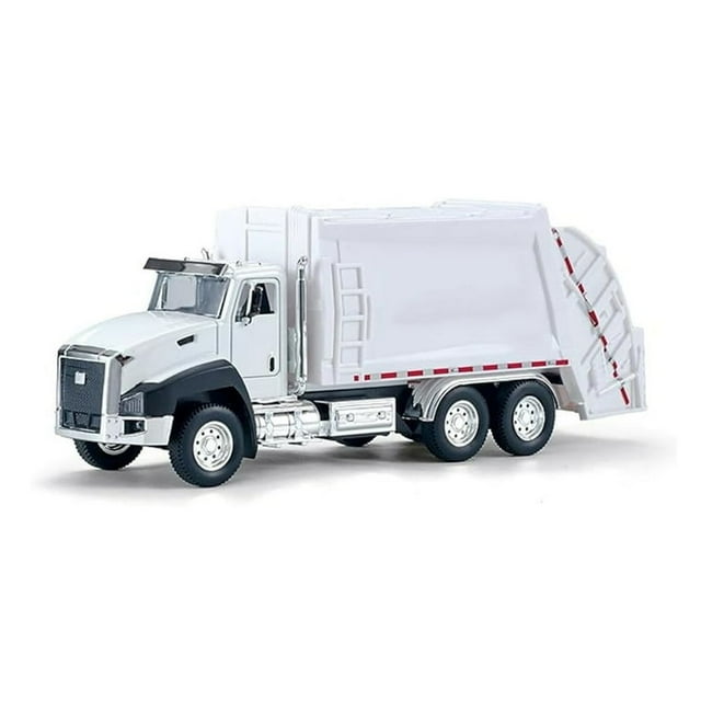 HLONK Jouets de Camion 2024 Camion à Ordures Camion à Ordures Échelle 1 50 à Rétrofriction Jouets Modèle en Métal Cadeaux pour Fans Jouets de Camion à Ordures Fan Signification Commémorative