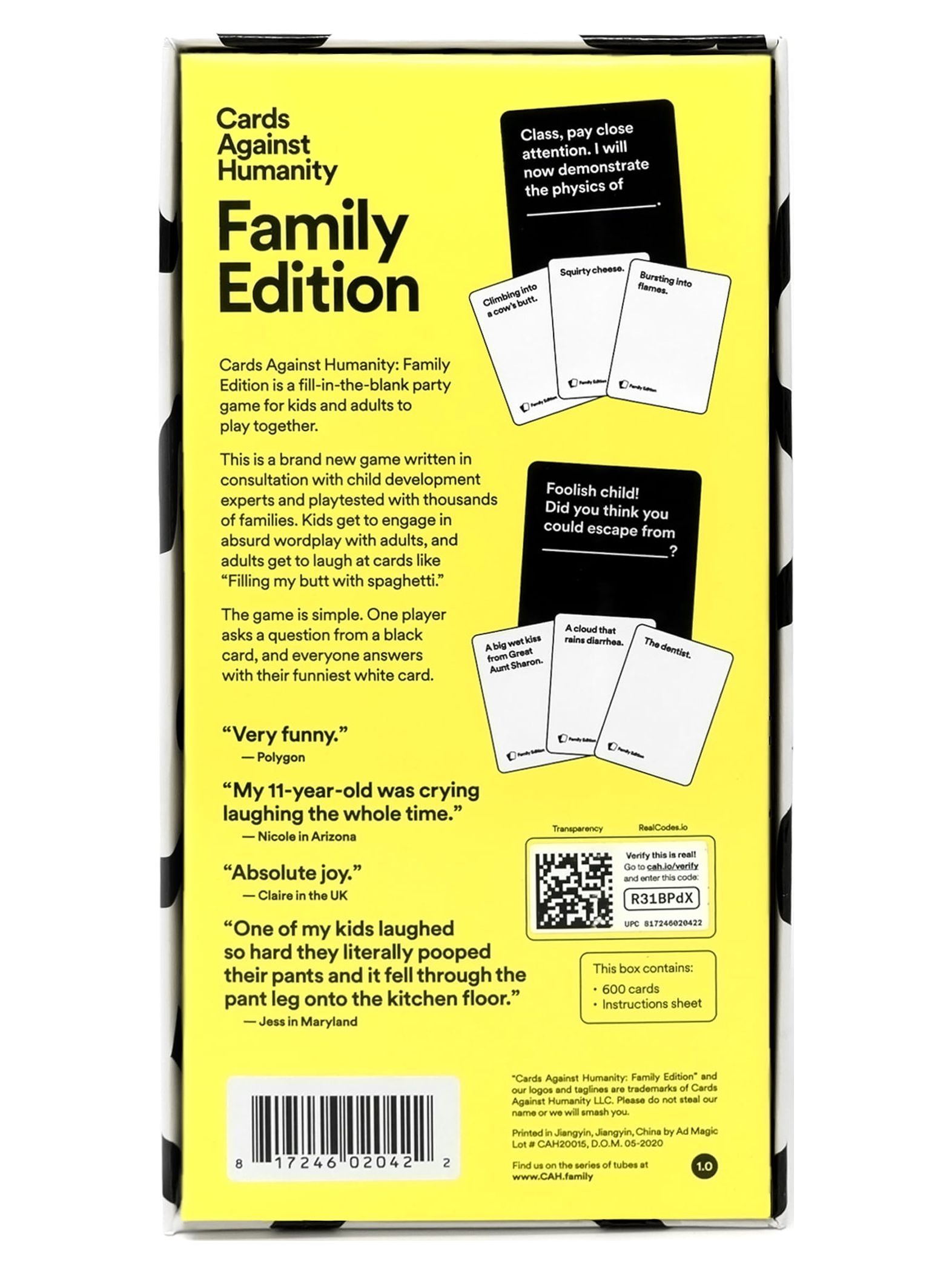 Cards Against Humanity: Family Edition - image 5 of 5