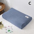 thumbnail image 1 of 1PC Zippered Cotton Pillow Cover Latex Pillowcase Memory Foam Contour Rebound Pillow Case, 1 of 3