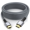 thumbnail image 1 of Cable HDMI looyotul 4K de ultra alta velocidad HDMI 2.0 de 15 m, 1 of 7