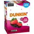 thumbnail image 6 of Dunkin’ Chocolate Covered Strawberry Ground Coffee, Dark Roast, Keurig K Cup Pods, 22 Count Box, 6 of 7