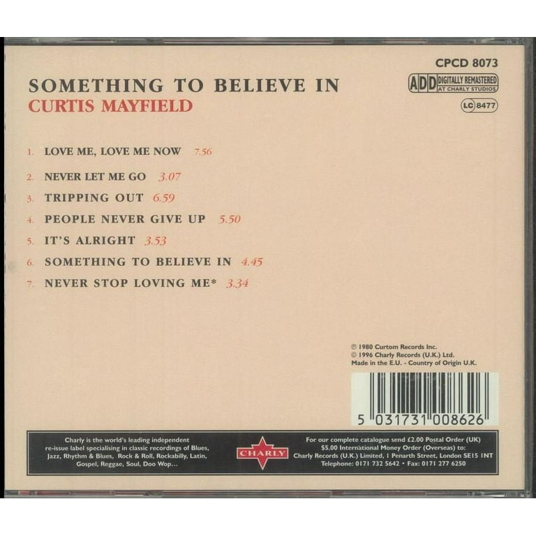 Curtis Mayfield - Something To Believe In - CD - Walmart.com