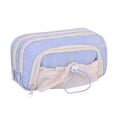 thumbnail image 3 of Under $1 Pencil Case, Drawstring Large Capacity Multi-Layer Fabric Pen Pouch, Stain-Resistant Stationery Organizer for Junior College by PALIFEUR, 3 of 8