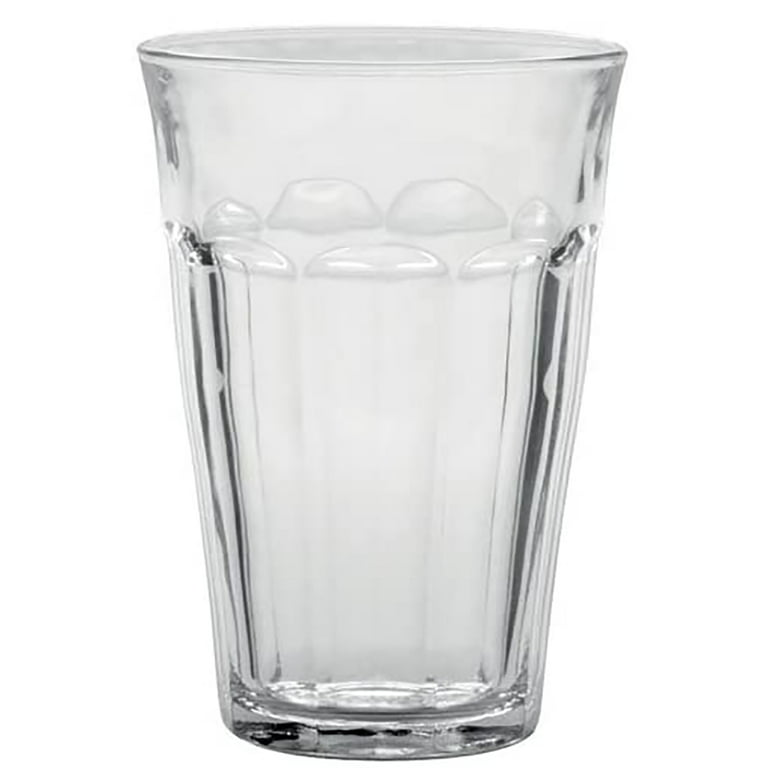 Vintage Set of Six Clear Crosshatched Drinking Glasses – Oak Nashville