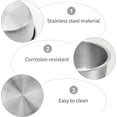 thumbnail image 3 of NOGIS 8 Pcs Small Sauce Cups, Ramekin Sauce Dipping Bowl 60ML Mini Sauce Cups Pudding Condiment Cups for Home Party Restaurant (Silver), 3 of 7