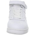 thumbnail image 4 of Fila F-13V Leather/Synthetic Men's Hi Top Shoes Triple-White 1vf059lx-100, 4 of 4
