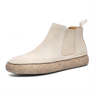 Men\'s Leather Chelsea Boots Slip-On Platform Ankle Dress Casual Amazon.com | Men main image 3