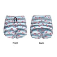 thumbnail image 3 of Balery Clown Fish Pantalones cortos deportivos para mujer con forro y dos bolsillos, elásticos, para entrenamiento, gimnasio, yoga-Small, 3 of 7