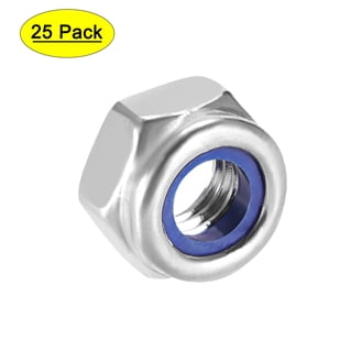 Uxcell 4-Pack M12 X 1.75mm Left-Hand Hex Nuts – 201 Stainless Steel, Metric Thread – Corrosion-Resistant For Home, Farm, Auto & Industry