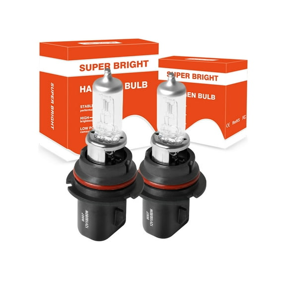 IHNZCB 9007/HB5 Halogen Headlight High Low Beam Bulbs Kit for Ford F-150 1992-2003 F-250 1992-1999 Bright Warm White 3400K