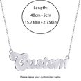 thumbnail image 2 of Custom Name Necklace for Women Men Birthday Gift Personalised Letter Pendant Stainless Steel Jewelry Chain Choker Collar, 2 of 5