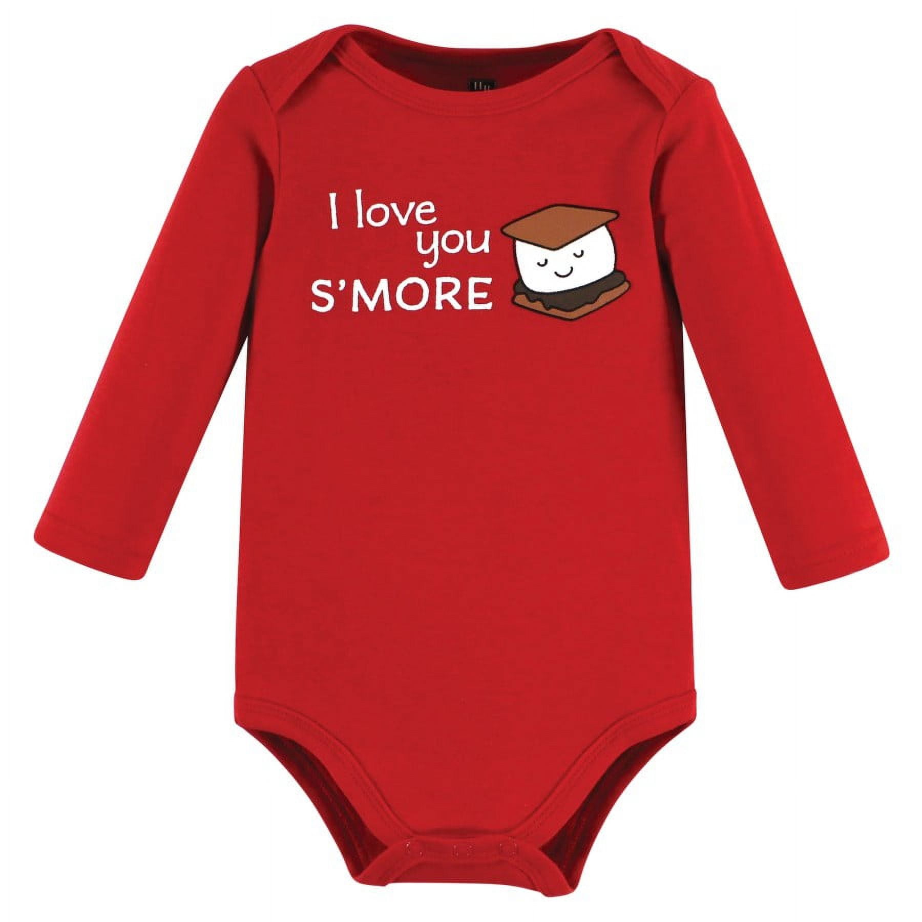 Hudson Baby Cotton Long-Sleeve Bodysuits, 3- Pack, Newborn- 24 Months