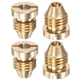 thumbnail image 1 of Uxcell 4-Pack Boquilla de Orificio de Cañón de Espuma, Consejos de Conector de Rosca Universal de Latón de 1.1mm, 1 of 1