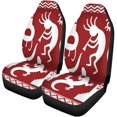 thumbnail image 1 of ABPHQTO Juego de 2 fundas para asientos de coche Líneas Protector universal de asientos delanteros para coche, sedán SUV, camión, 1 of 4