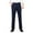 Navy, variant on Casual Pants for Men Dressy Solid Color Business Straight Leg Trousers with Pockets Flat Front Stretchy Slim Fit Slacks for Men Dark Gray 33