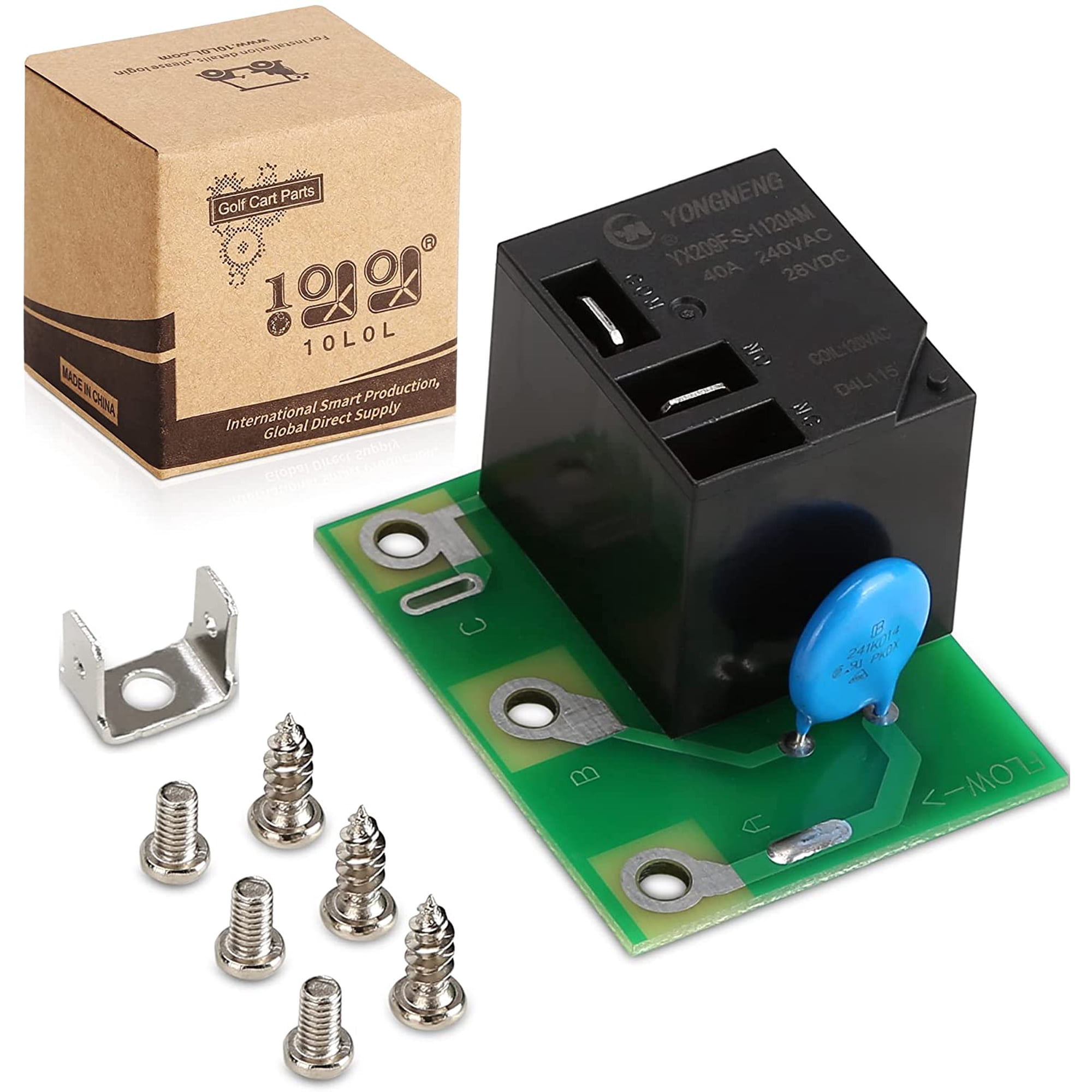 10L0L Golf Cart Battery Charger Relay Board for EZGO Power Wise 2 Charger 603197 5957