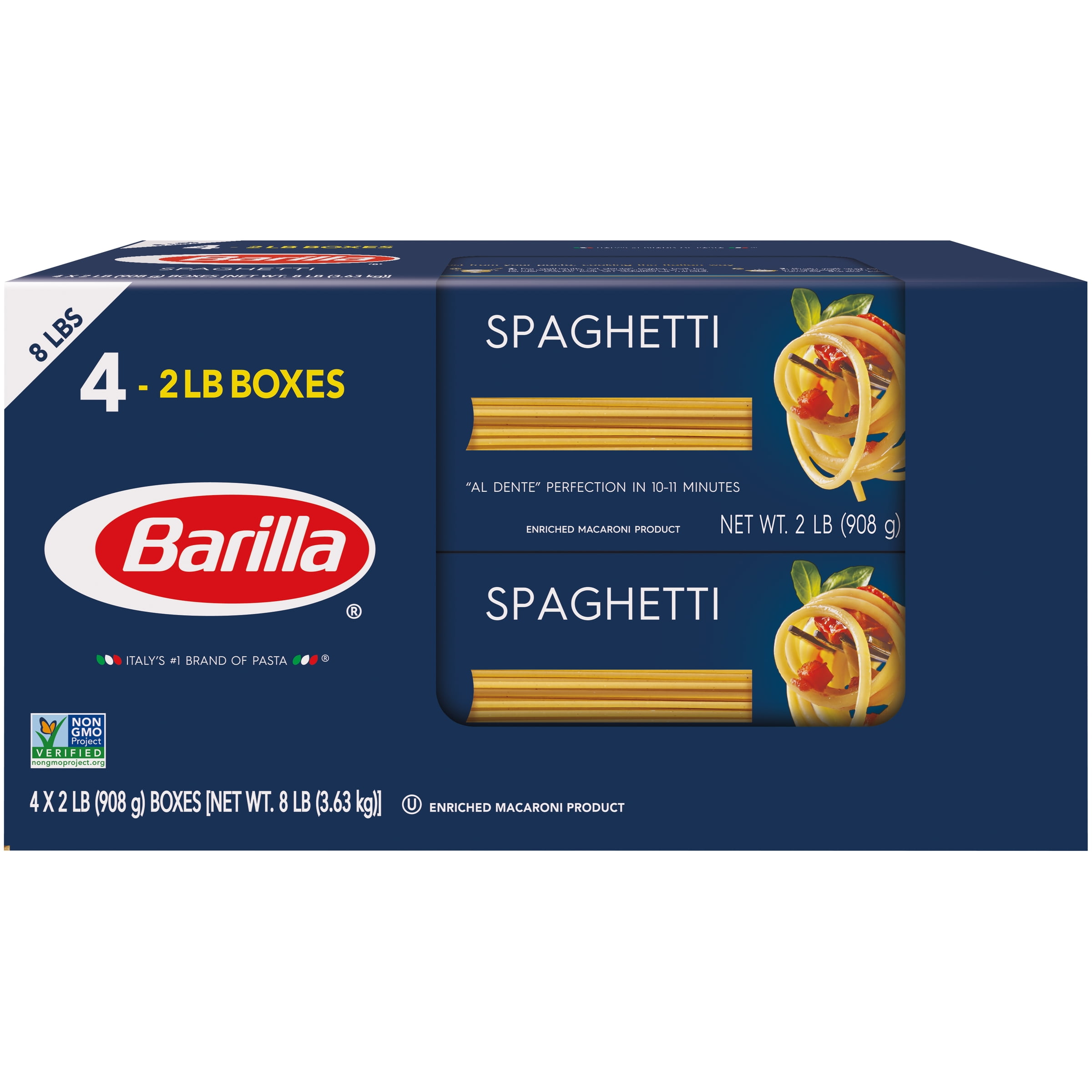 Barilla® Classic Blue Box Pasta Spaghetti 4x32 oz