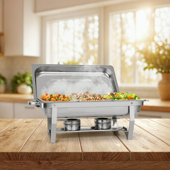 3-Section Buffet Server