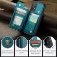 thumbnail image 6 of Mantto Case for Samsung Galaxy A33 5G with Card Holder, Retro PU Leather RFID Blocking Credit Card Slots Double Magnetic Clasp Flip Kickstand Shockproof Phone Cover for Samsung Galaxy A33 5G,Blue, 6 of 9