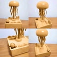 thumbnail image 3 of Electric Music Box with Theme Artistic Jellyfish Model Woodwork and Motion Valentine's Day Gifts, 3 of 12