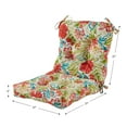 thumbnail image 3 of Greendale Home Fashions Outdoor Tufted 42'' x 21'' Chair Cushion, Breeze Floral, 3 of 9