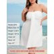 thumbnail image 4 of As Rose Rich Vestido sin Tirantes para Mujer, Vestido Playero Tipo Tubo, Tallas Grandes, 4 of 8