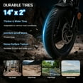 thumbnail image 6 of Inlife 14" Folding Electric Bike 15AH Battery Ebike 900W Electric Folding Bicycle 35 Miles Range, 6 of 10