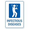 thumbnail image 1 of SignMission OS-NS-D-1014-25573 Signe d'Avertissement - Maladies Infectieuses, 1 of 1