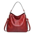 thumbnail image 1 of Bmisegm Sacs à Main pour Femmes Grand Sac Seau de Créateur pour Dames Sac à Main en Cuir Sacs Rouges, 1 of 5