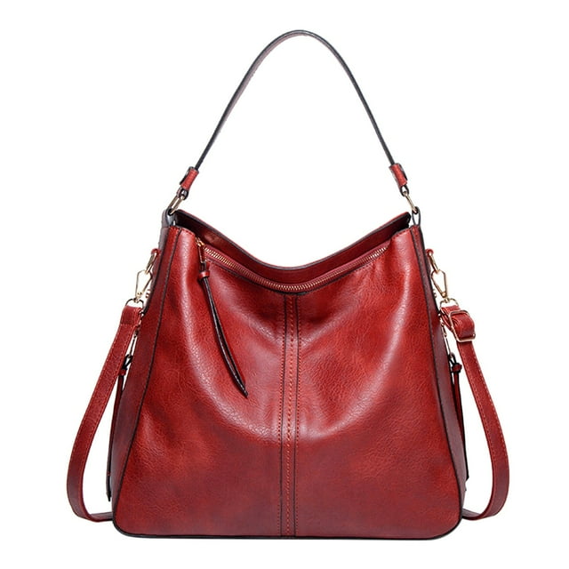 AWZXDE Sacs de Designer pour Femmes Grand Sac Seau Sac à Main en Cuir Élégant