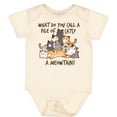 thumbnail image 3 of Inktastic What Do You Call a Pile of Cats? a MEOWTAIN Boys or Girls Baby Bodysuit, 3 of 5