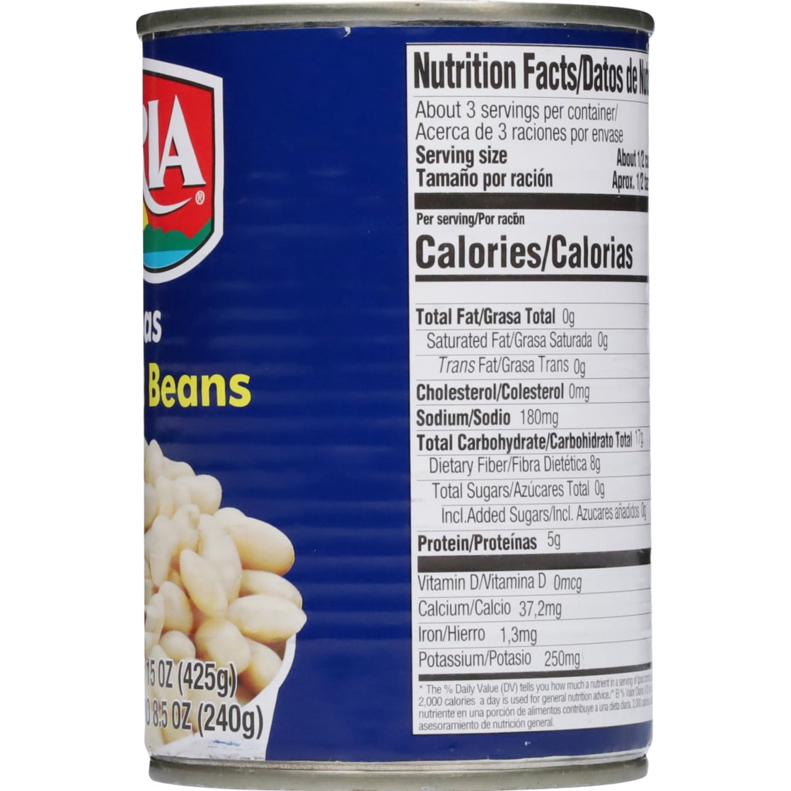 (8 pack) Iberia Premium Cannellini Beans 15 oz