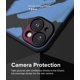 thumbnail image 5 of Funda Antideslizante Ringke Onyx Blue Brush de Tacto Agradable para iPhone 15, 5 of 9