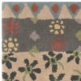thumbnail image 3 of SAFAVIEH Bella Floral Striped Wool Runner Rug, Ivory/Multi, 2'3" x 7', 3 of 4