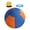 Dark Blue, variant on Herding Ball for Dogs Calming Ball with Cover Handle Inflatable Training Ball for Large Breeds Small Medium Dogs Active Play Exercise