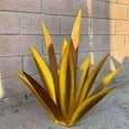 thumbnail image 3 of Rungungde Tequila Rustic Sculpture - 22'' DIY Metal Agave Plant Home Decor, Rustic Hand Painted Metal Agave Garden Figurines Art Yard Stakes for Outdoor Patio Lawn (Silver), 3 of 9