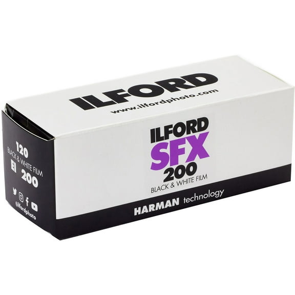Ilford SFX 200 (Infrared) Medium Speed Black and White Camera Film with Extended Red Sensitivity