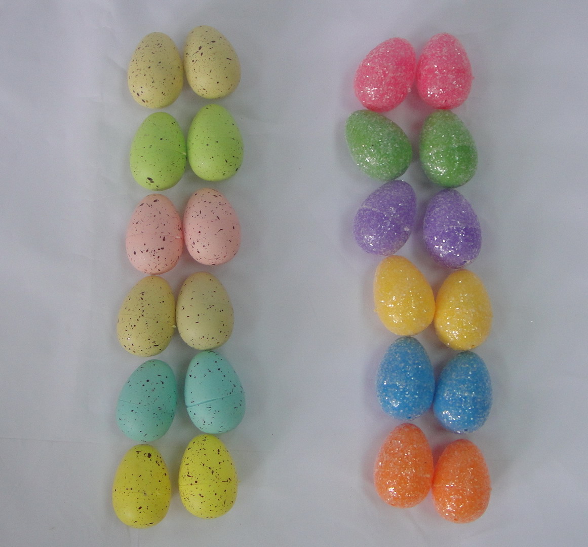 12ct 43mm Speckled / Sugar Easter Eggs