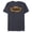 Navy Heather, variant on Guardians of the Galaxy Volume 3 Movie Logo - Short Sleeve Blended T-Shirt for Adults - Customized-Yellow