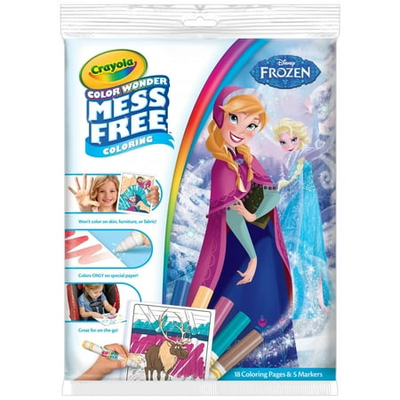 crayola disney frozen mess free color wonder coloring