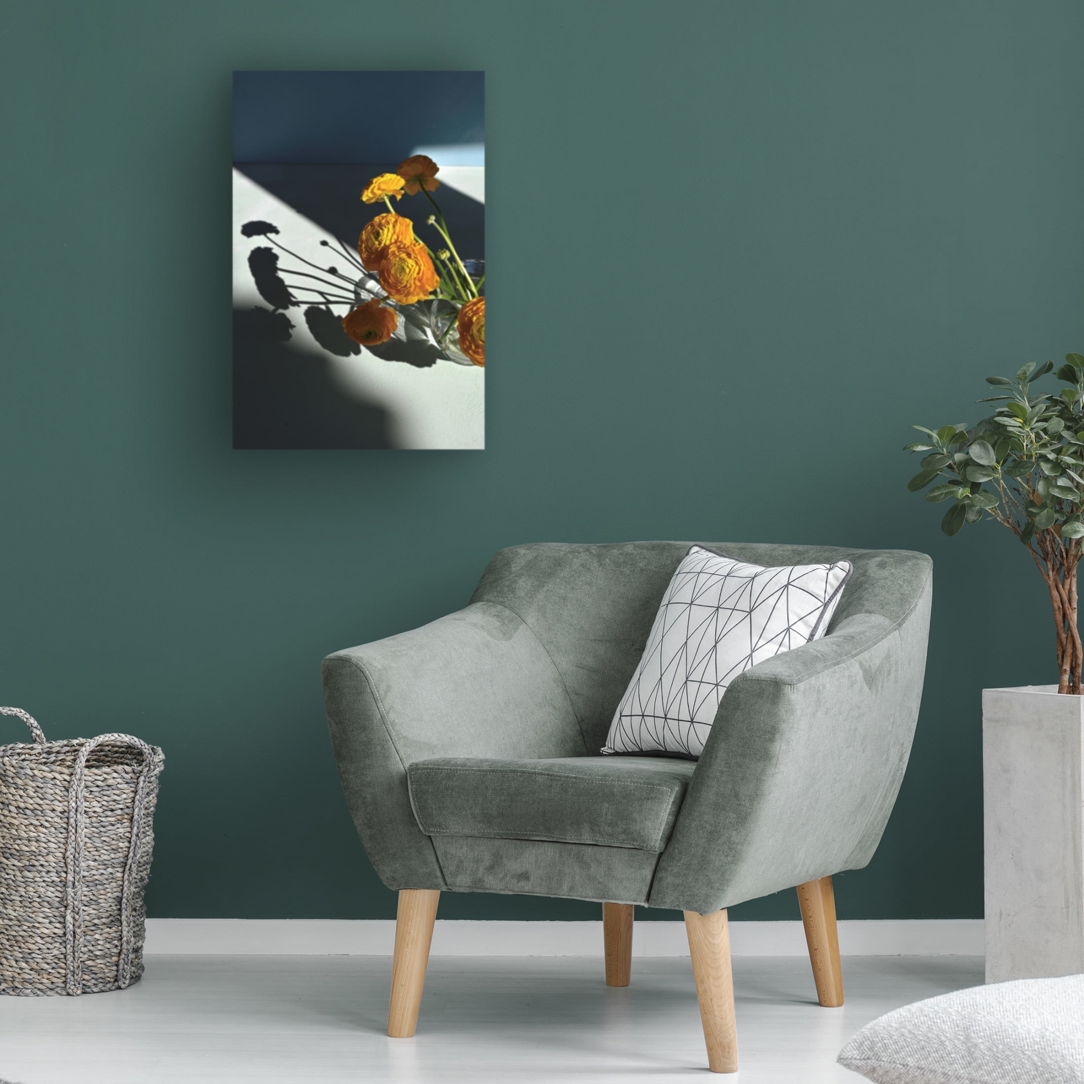 Trademark Fine Art Donatella Basso Yellow buttercups Canvas Wall Art