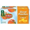 (6 Cans) Del Monte Sliced Peaches, 100% Juice, Canned Fruit, 15 oz