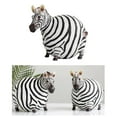 thumbnail image 3 of Cute Zebra Figurine toy for Collectible Office Decoration Right Zebra, 3 of 6